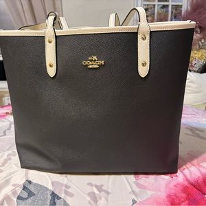 Coach reversible tote